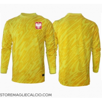 Polonia Portiere Maglia Gara Casa Repliche Europei 2024 Maniche Lunghe